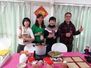 All ready to welcome our guest.